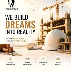 Commercial Construction Company in Indore – Building Strong Foundations with Veda Group